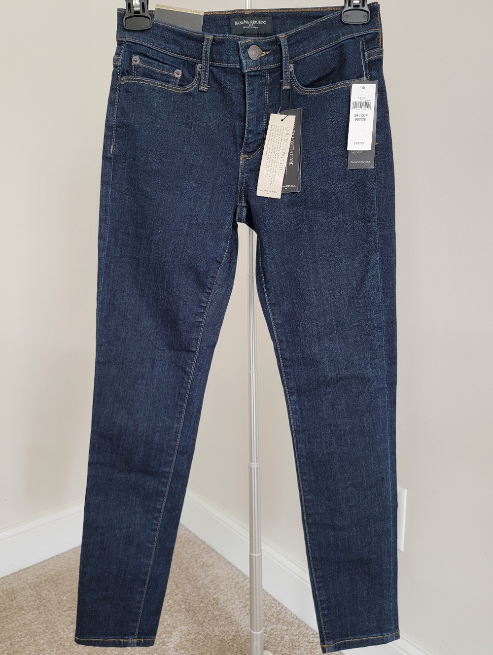 NWT Petite Banana Republic Sculpt Skinny Mid Rise Jeans